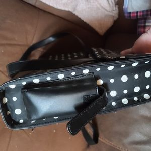 Polka dot laptop bag
